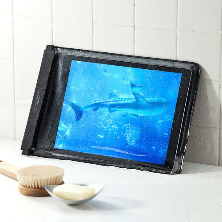 楽天市場】防水防塵タブレットケース（スタンド・ショルダーベルト付き 