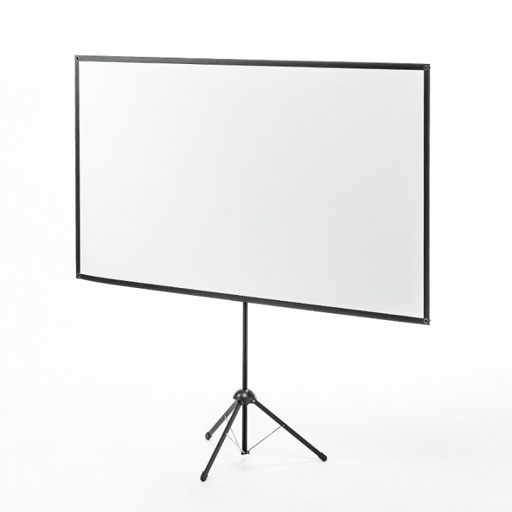 楽天市場】プロジェクタースクリーン 80インチ 型 16:9 床置き式 自立 
