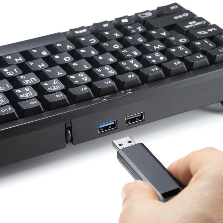 楽天市場】キーボード 有線 USB A 日本語配列(JIS) コンパクト 小型 