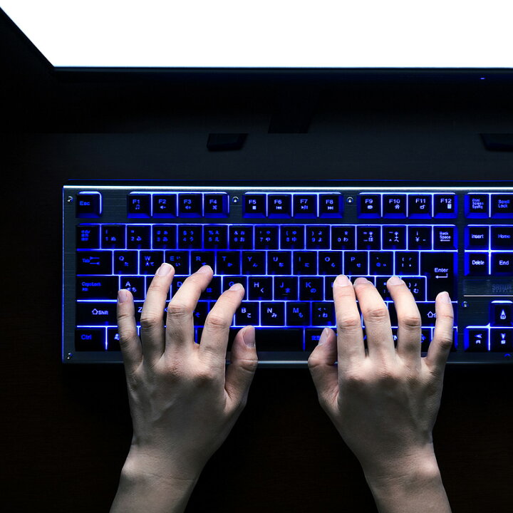 楽天市場 バックライト機能付きキーボード ゲーミング キーロック機能搭載 Skb War3 サンワサプライ サンワダイレクト楽天市場店