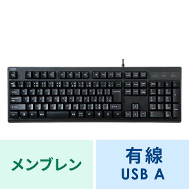 日本語109キーボード（USB・ブラック） SKB-109UBK サンワサプライ