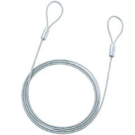 【楽天1位受賞】eセキュリティ ワイヤー長2.0m 直径3.5mm ビニールコーティング加工 SLE-1W-2 サンワサプ…