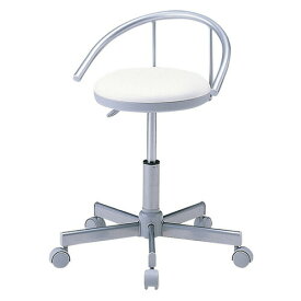 丸椅子（ホワイト・病院向け） SNC-RD1VW2 サンワサプライ