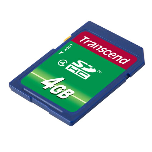 楽天市場】Transcend SDカード 4GB Class4 SDHC 5年保証 メモリー 