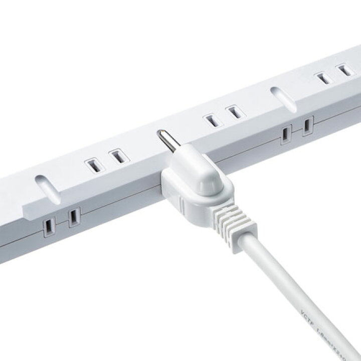 楽天市場】電源タップ USB付き マグネット 8個口 3m USB A×2 3.4A 