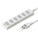 電源タップ（火災予防・安全・2P・6個口・2m）［TAP-TSH62N］ ランキングお取り寄せ