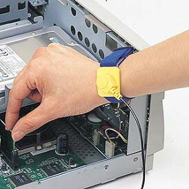 静電気防止リストバンド 静電気からボード・メモリなどを守る 自作用 PCパーツ DOS/Vパーツ TK-SE6 サンワサプライ