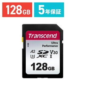 Transcend SDXCカード 128GB UHS-I U3 V3A2 TS128GSDC340S