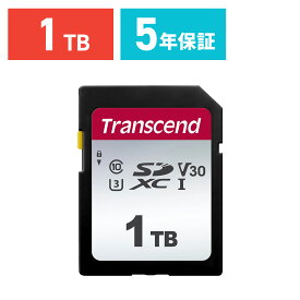 【クーポンで200円OFF！ 4/27(土)9:59まで】Transcend SDXCカード 1TB Class10 UHS-I U3 V30 TS1TSDC300S