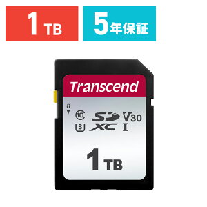 SDXCJ[h 1TB Class10 UHS-I U3 V30 TS1TSDC300S gZh Transcend