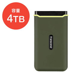 【6/4(火)20時開始！10%OFFクーポン配布中】 Transcend ESD380C ポータブルSSD 4TB TS4TESD380C