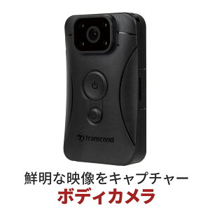 {fBJ DrivePro Body 10 tHD^Ή ԊOLED hKiIPX4Ή xƖ microSDJ[h64GBt gZh Transcend