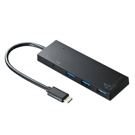 USB Type-Cハブ（USB3.1 Gen1×3ポート・USB PD対応・ブラック）