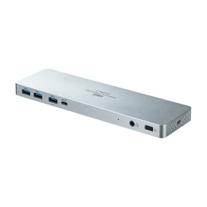 楽天市場 Usb Type C ドッキングステーション 据え置きタイプ Pd 60w対応 4k対応 9in1 Hdmi 2 Displayport 2 Type C 1 Usb3 0 4 Lan サンワダイレクト楽天市場店