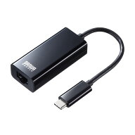 USB3.2 TypeC-LAN変換アダプタ（ブラック）