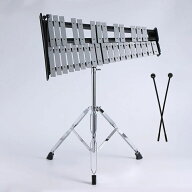 32音 鉄琴 グロッケン 音楽打楽器 折りたたみスタンド ポータブル 収納ケース付き 演奏 音楽会 発表会 学…