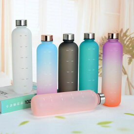 【新発売記念価格！】マグボトル マグ 1L 目盛り付き 水筒 大容量 【タイムマーカー付きドリンクボトル】 ウォーターボトル メモリ付き タイムマーカー 付き リマインダー 1000ml メモリ ボトル 男女兼用 プラスチック トライタン 1リットル