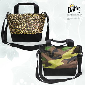 【物流倉庫出荷】DRIFTER ドリフター トートバッグ DAILY TOTE デイリートート 迷彩 レオパード 420デニール パッククロスナイロン メンズ レディース ユニセックス ミニバッグ 母の日【送料無料】