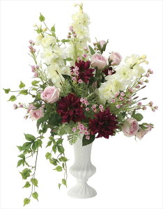 光触媒 光の楽園 ジェニック2059K160人工植物 造花 フェイクフラワー おしゃれ インテリア テーブルタイプ 屋内対応型約 幅45×奥行38×高さ65cm