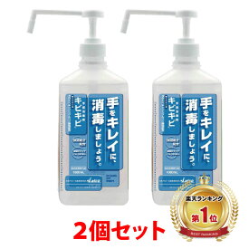 【マラソン中P3倍】2本セット 手指消毒剤 キビキビ 1000ml アルコール ハンドスプレー 専用ポンプ付き 指定医薬部外品 消毒 手指 指定医薬部外品 感染 予防 ウイルス 衛生 感染予防 手荒れ予防 保湿 植物由来 天然素材 発酵アルコール