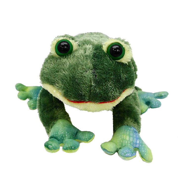 楽天市場 ボディーパペット カエル 鳴き声サウンド入 ぬいぐるみ 陸の生き物 オーロラワールド Aurora World Sanwaショップ