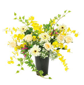 光触媒 光の楽園 ツインソフトローズ 2369A135約 幅55×奥行38×高さ52cm人工観葉植物 造花 フェイクグリーン フェイクフラワー フラワーアレンジメント おしゃれ インテリア 卓上