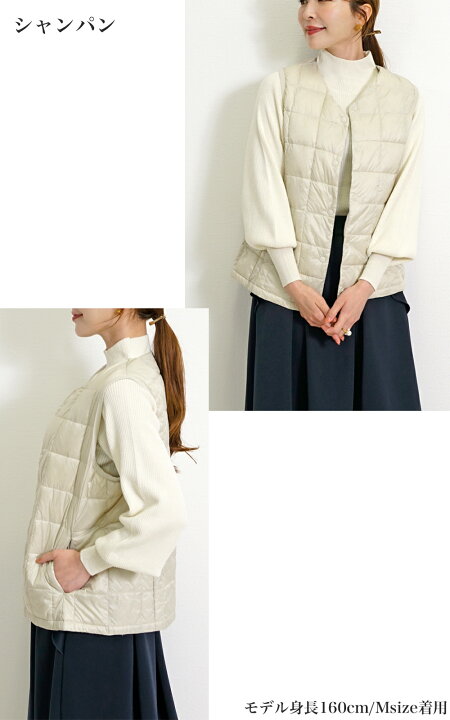 楽天市場】【SALE】ダウンベスト レディース ゴルフ vネック ジレ 