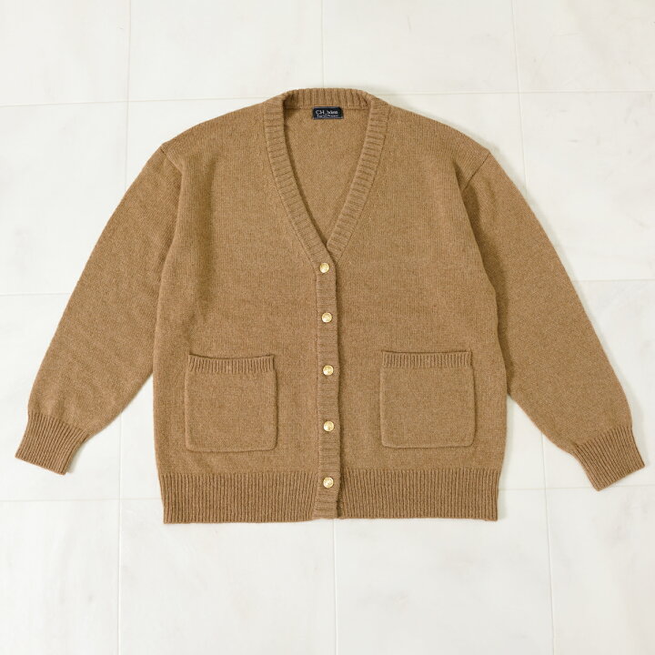 楽天市場】【SALE】キャメル100% カーディガン レディース 秋冬 