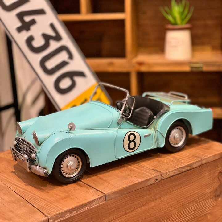 楽天市場】ブリキカー 43040 スポーツカー オープンカー 二人乗り 