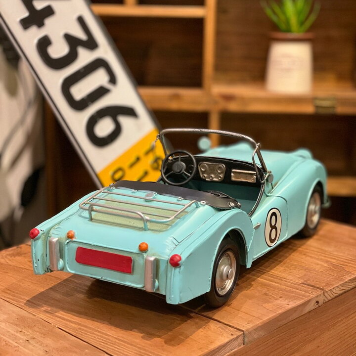 楽天市場】ブリキカー 43040 スポーツカー オープンカー 二人乗り 