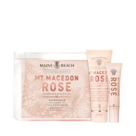 MAINE BEACH マインビーチ MT MACEDON ROSE マウント マセドン ローズ Essentials DUO Pack エッセンシャル デュオ パック【オーガニック】【シアバター】【ローズ】【ホホバ】【ボディケア】【リップケア】【プレゼント】【大人気】【薔薇】