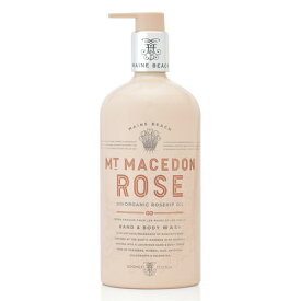 MAINE BEACH マインビーチ MT MACEDON ROSE マウント マセドン ローズ Hand＆Body Wash ハンド＆ボディウォッシュ【オーガニック】【リキッドソープ】【シアバター】【ローズ】【ホホバ】【ボディケア】【プレゼント】【大人気】【薔薇】