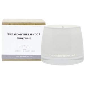Therapy Range Zs[W Essential Oil Soy Wax Candle GbZVIC \CbNXLh Lavender & Clary Sage x_[&NZ[W Relax(bNX/)yWtzy[tO