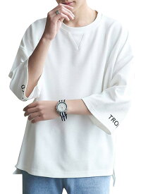 メンズ服 柔らかい メンズ メンズ 七分袖 無地 カジュアル カットソー おしゃれ メンズ 無地 軽い ス 半袖tシャツ tシャツ 夏服