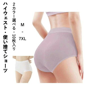 使 使い捨てショーツ 女性用 海外旅行 10枚入り 個包装 使い捨てパンツ 災害 出張 レディース ハイウェスト トラベル 旅行 生理