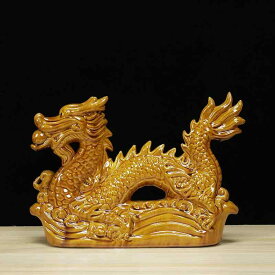 置き物 干支 小物 辰 十二支 オーナメント インテリア雑貨 ドラゴン 縁起物 招福 竜 オブジェ 風水 陶器風 工芸品 開運祈願 龍