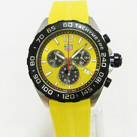 【TAG HEUER】タグホイヤー 腕時計 FORMULA 1 フォーミュラ1 イエロー クロノグラフ 43mm メンズ クォーツ ★ CAZ101AMFT8054【新品】