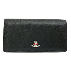 【新品】ヴィヴィアン・ウエストウッド レディース 長財布 ディアマンテ 51060025U L0040 N402 BLACK/RED DIAM ORB ブラック レッド シルバー