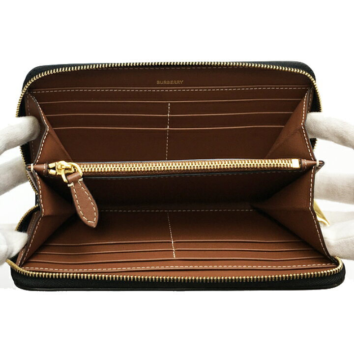 楽天市場】バーバリーBURBERRY ラウンドファスナー長財布 8039493 ロゴ 
