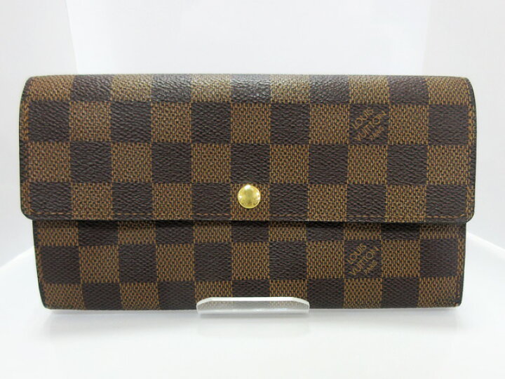楽天市場】ルイヴィトン LOUISVUITTON ダミエ ポルトフォイユ・サラ 長  
