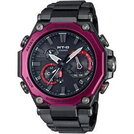 【カシオ】G-SHOCK MT-G 腕時計 メンズ ブラック＆ボルドー 電波ソーラー Bluetooth MTG-B2000BD-1A4JF【新品】