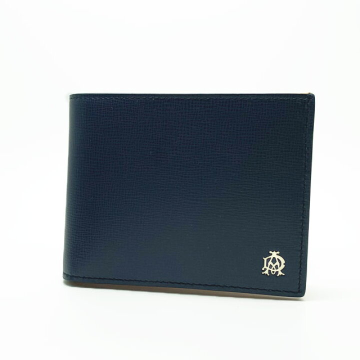 楽天市場】dunhill(ダンヒル) 二つ折り財布 メンズ L2T732N ネイビー 