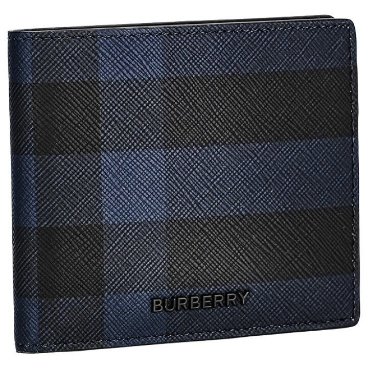 楽天市場】バーバリー (BURBERRY) メンズ 二つ折り財布 8073284 NAVY 