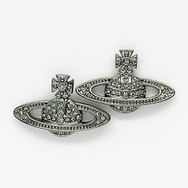 ヴィヴィアンウエストウッド Vivienne Westwood ピアス ミニバスレリーフ ピアス ガンメタル 62020033 02S108【新品】