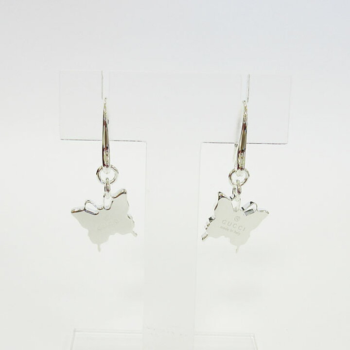 楽天市場】グッチ ピアス GUCCI トレードマーク バタフライ ピアス  