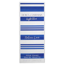 2022年限定品【ドルチェ＆ガッバーナ】ライトブルー　イタリアンラブ　EDT　25mL