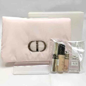 クリスチャンディオール 　メイクアップ コフレ 　2つ折りクラッチ式ピンクポーチ付