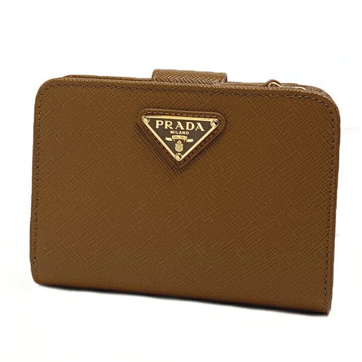 楽天市場】プラダ PRADA レディース 二つ折り財布 SAFFIANO TRIANG  