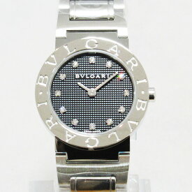 【BVLGARI】ブルガリブルガリ ブラック 12Pダイヤ 26mm レディース 腕時計 クォーツ ★ BB26BSS12【新品】