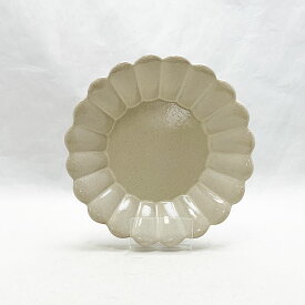 【美濃焼】ポテリエ ラウンドプレート　ベージュ　日本製【新品】